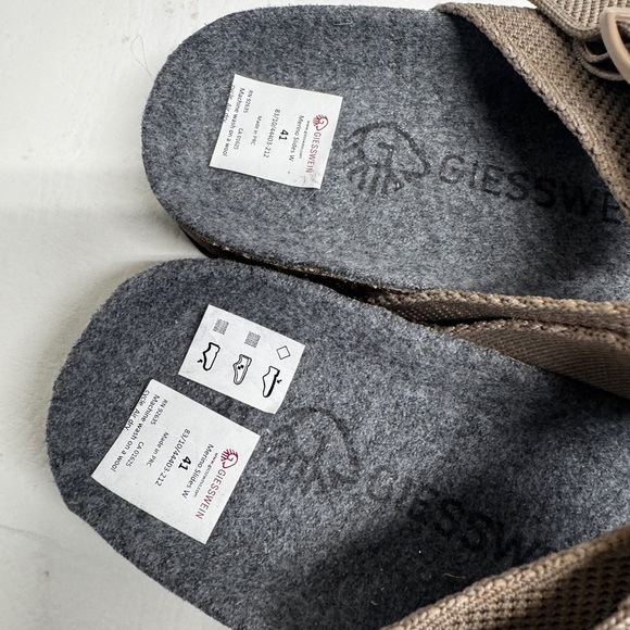 GIESSWEIN MERINO Brown Double Strap Sandals SIZE 41 US 10/10.5 - Picture 4 of 7